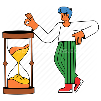 time, hourglass, timer, deadline, stopwatch, people